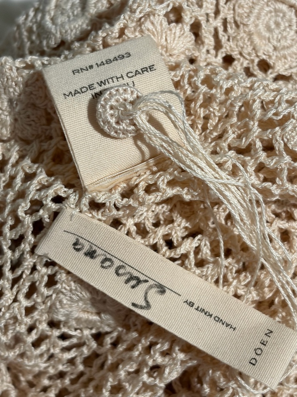 NWOT Doen Dottie Dress in Natural - Picture 11 of 11